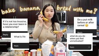 baking banana bread (muffins) + Q&A & life advice with neen! 