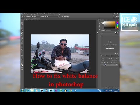 HOW TO FIX WHITE BALANCE IN PHOTOSHOP #Photoshop tutorial 