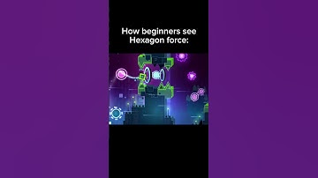 How beginners see Hexagon Force: #geometrydash #gd