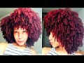 Dying My Natural Hair Reddd | NO BLEACH AND  DAMAGE FREE