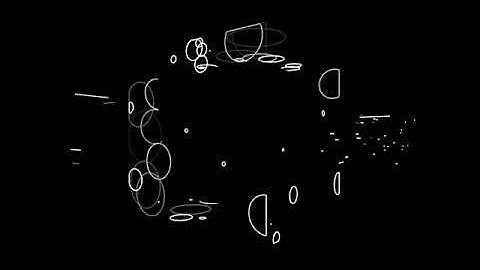 Six-sided rain. Draw by openFrameworks