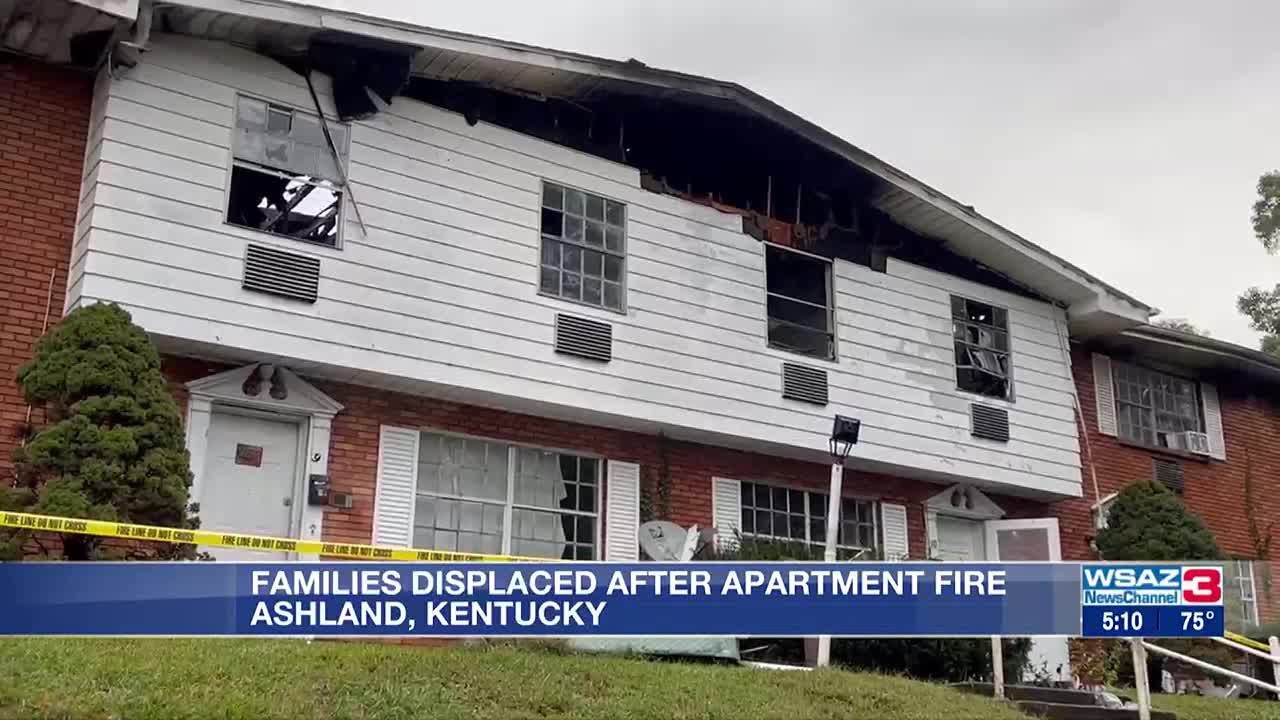 Families displaced after apartment fire in Ashland - YouTube