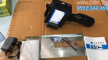 Máy in date cầm tay 25.4mm DBK K2 (logo, hạn sử dụng, mã vạch, mã code...)