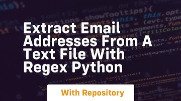 Extract email addresses from a text file with regex python