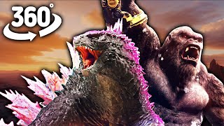 Godzilla X Kong Chase You! 360° VR | The New Empire