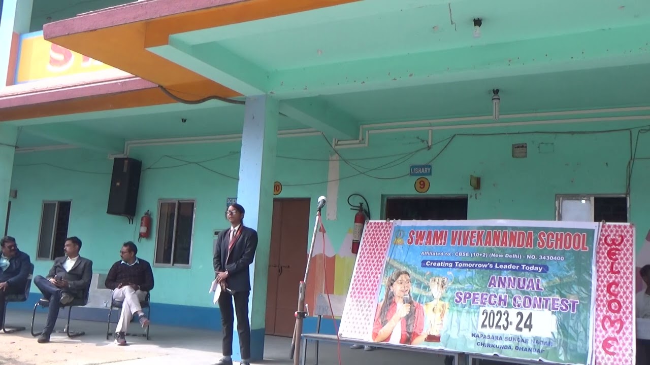 Swami Vivekananda School, Annual Speech Contest 2023-24