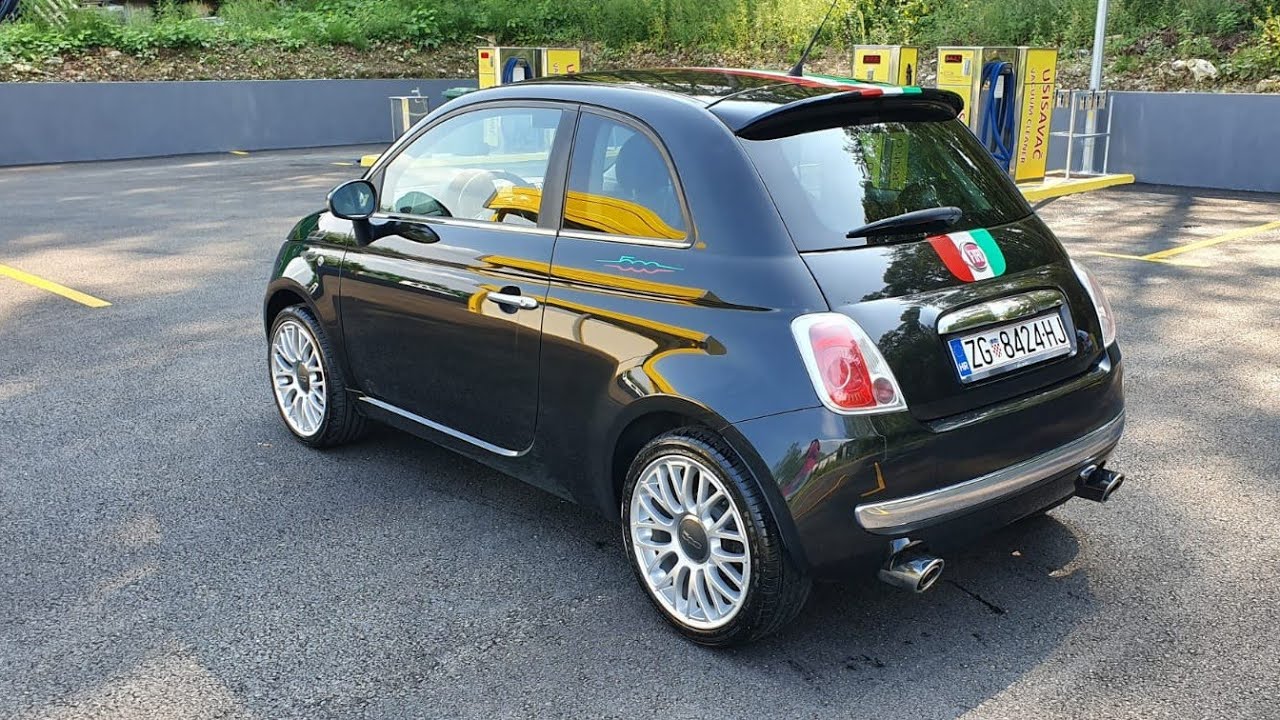 Aanpassing Zin Snelkoppelingen FIAT 500 ITALIA EDITION SPORT 1.4 16V WITH BRUTAL EXHAUST SOUND!!! - YouTube