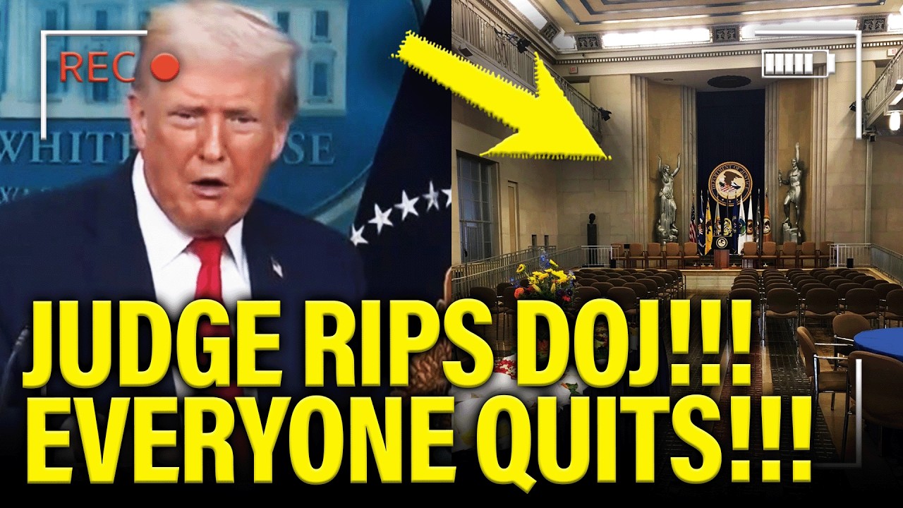 Judge SLAMS Trump DOJ after EVERYONE QUITS!!!