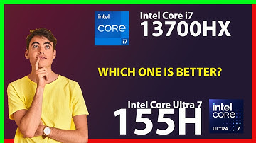 INTEL Core i7 13700HX vs INTEL Core Ultra 7 155H Technical Comparison