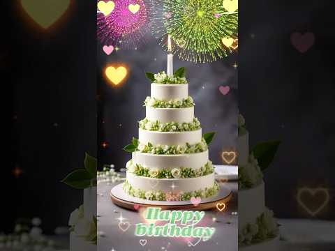 Birthday Color firecrackers 💖 Happy Birthday Song #happybirthday #birthdaycake #birthdaysong #생일