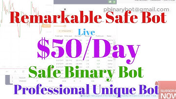 Binary.com Bot - Safe Binary Bot | Remarkable Professional Unique Safe & Secure Bot