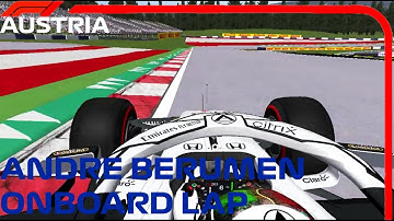 André Berumen Onboard lap @ Austria 2021 (F1 2021 by Andy1224) rFactor