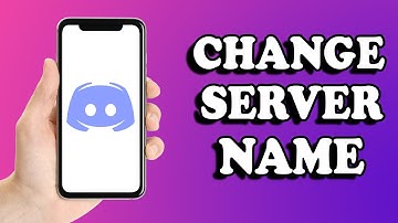 How to Change Server Name on Discord Mobile! (Easy)