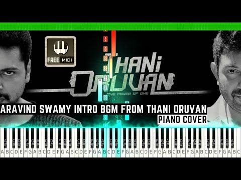 aravind-swamy-intro-bgm-from-thani-oruvan-piano-cover-by-prem-anand-|-free-midi-file