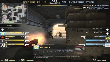 Counter Strike : Global Offensive Glock Double HeadShot