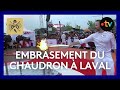 JO Paris 2024 : l&#39;embrasement du chaudron à Laval