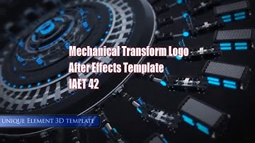 Mechanical Transform Logo - After Effects Template – Element 3D -Videohive - IAET 42