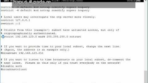 konfigurasi ntp  server debian 7 8