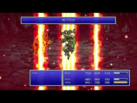 Final Fantasy V Pixel Remaster Galuf S World Big Bridge Moogle Village PC Gameplay Part 7