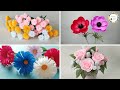 Jak zrobi pikne kwiaty z krepiny  diy  beautiful flowers from crepe paper tutorial