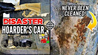 NASTY Hoarder Car Detail | REPO Auto Detailing Restoration