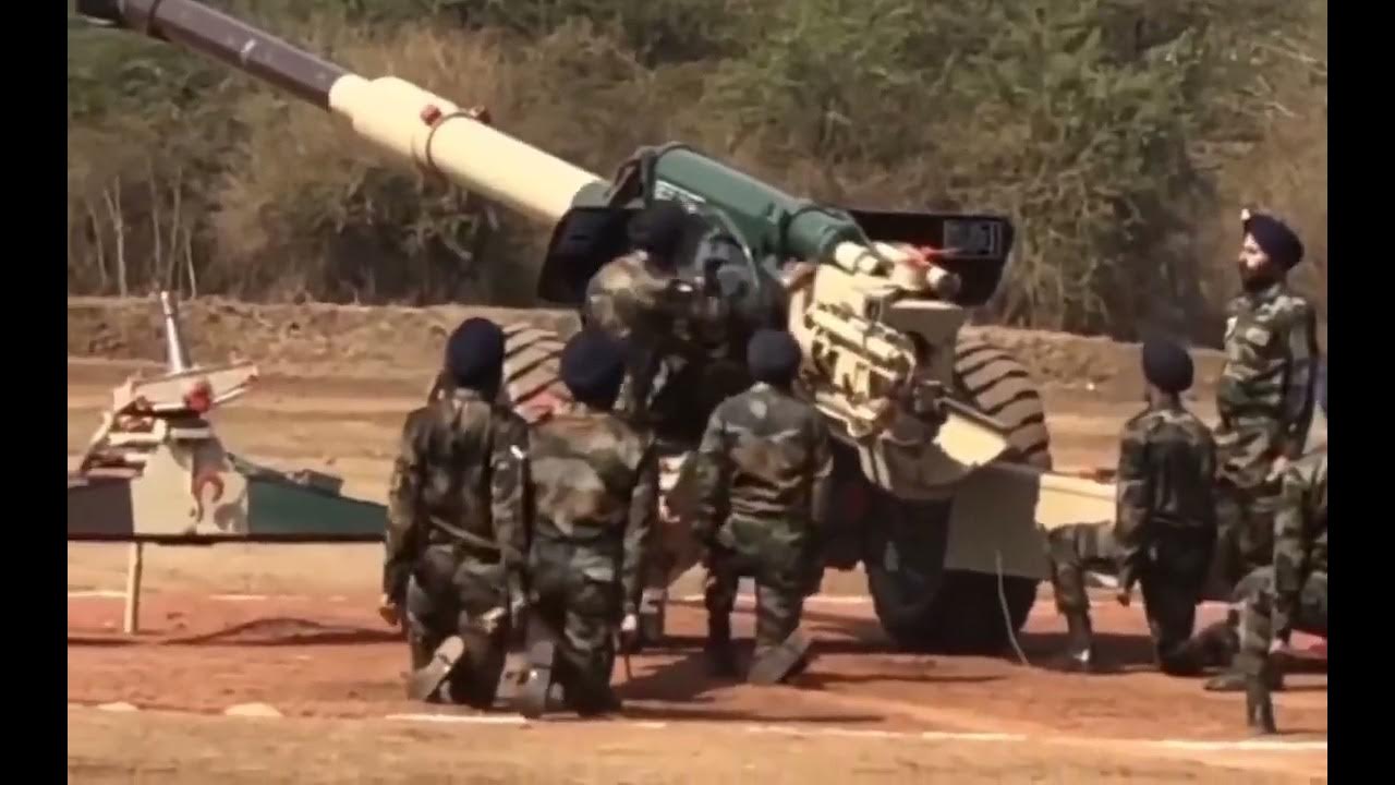 Indian Army dances before firing a cannon | Indian soldiers dance before firing a cannon Indian Army dances before firing a cannon | Indian soldiers dance before firing a cannon