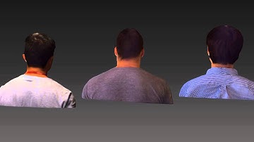 structure sensor human head scan test