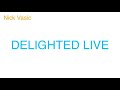 Capture de la vidéo Nick Vasic - Delighted Live (Concert Film) (September 21St, 2019)