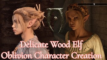 Delicate Wood Elf Oblivion Remastered Character Creation