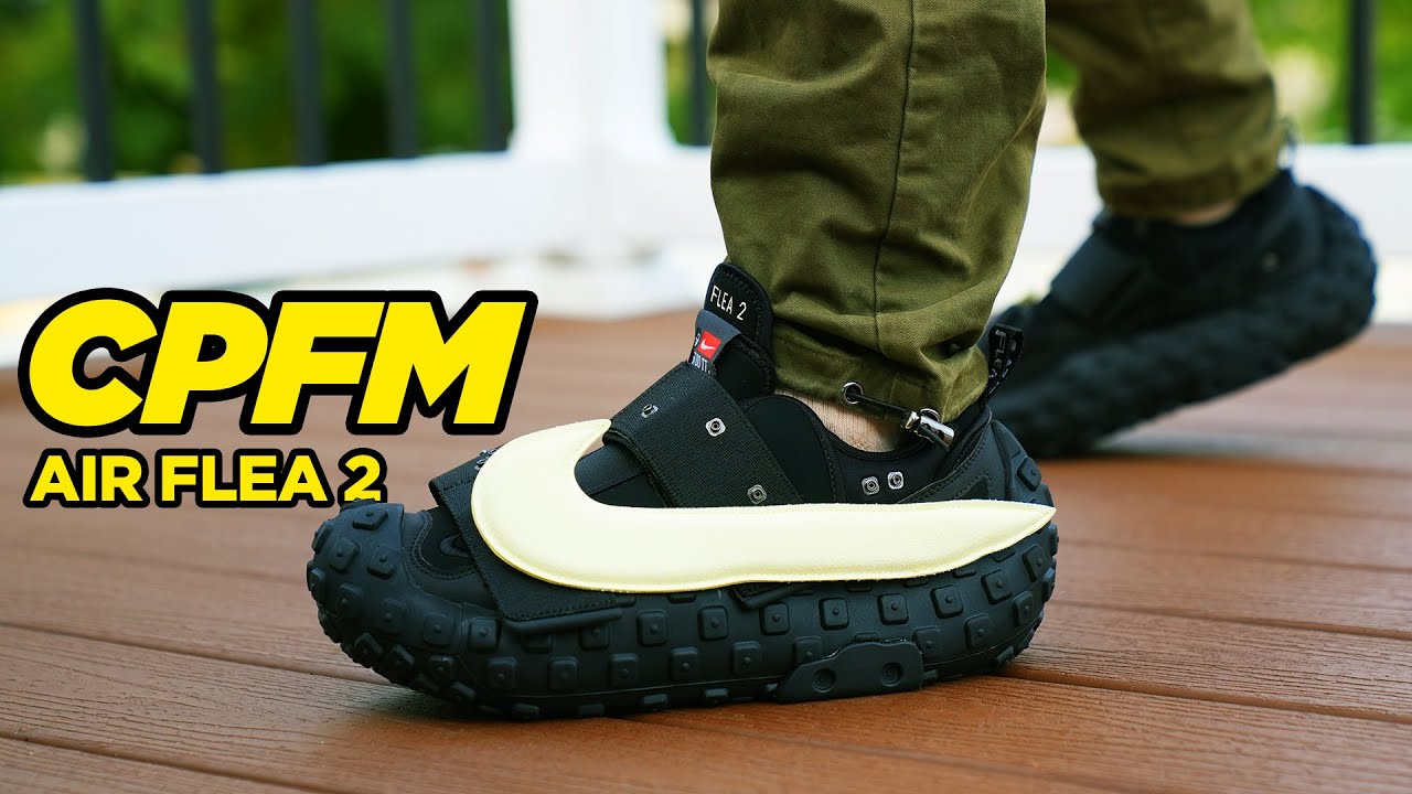 CPFM Nike Air Flea 2 REVIEW & On Feet - YouTube