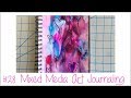 Mixed Media Art Journal Crying Hearts Tutorial