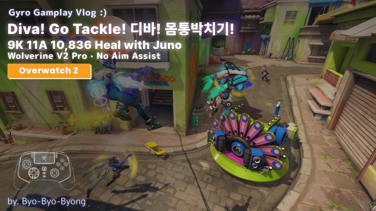 [Gyro Gameplay] Diva! Go Tackle! 디바! 몸통박치기! - YouTube