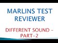 MARLINS TEST REVIEWER FOR SEAFARER - DIFFERENT SOUND PART-2