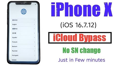 iPhone X iOS 16.7.12 Free Unlock/iCloud Bypass No SN Signal | Unlock Tool 2025