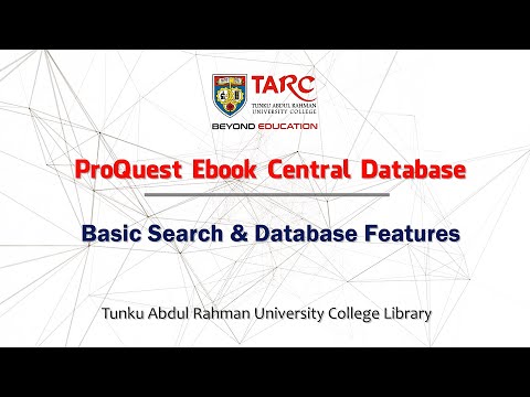 ProQuest Ebook Central Database