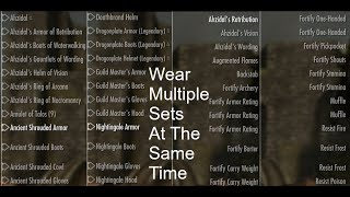 Skyrim Wear Multiple Armor Sets at the Same Time Skyrim Wear Multiple Armor Sets at the Same Time