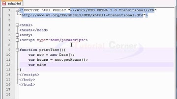 JavaScript Video Tutorial – 37/40 .Date Objects