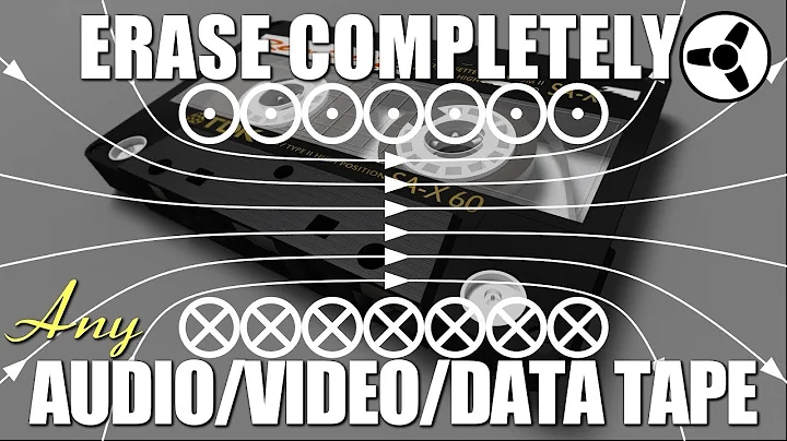 How to erase completely any audio/video/data tape