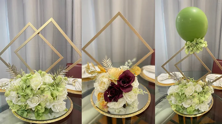 💐 DIY Dollar Tree Picture Frame Centerpieces! 💐