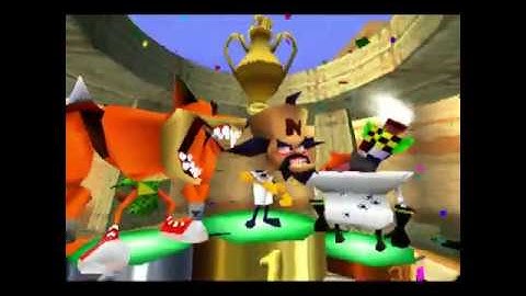 CTR - Crash Team Racing (Full Gameplay with Cortex PS1 Game)