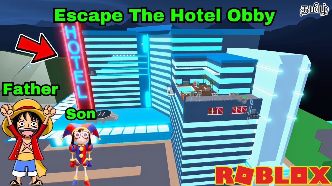 Roblox Escape The Hotel Obby Tamil Gameplay | Earth Gamer