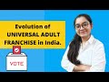 Evolution of UNIVERSAL ADULT FRANCHISE in India || Law at Reach