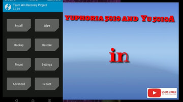 How to install twrp without pc on yuphoria