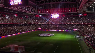 Opening Ajax - AZ Met lichtshow en vuurwerk in de Johan Cruijff Arena 2025