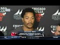Derrick Rose Talks to the Media About Injury Recovery | LIVE 3-9-15