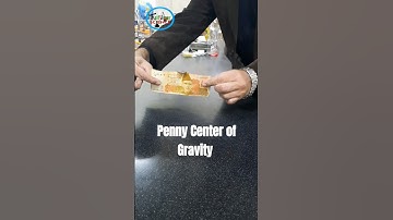Penny Center of Gravity #shorts #centerofgravity #science #scienceexperiment #physics