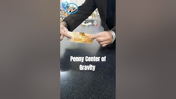 Penny Center of Gravity #shorts #centerofgravity #science #scienceexperiment #physics