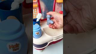 Satisfying miniature kitchen, washing hands with soap, washstand | ASMR Video #shorts