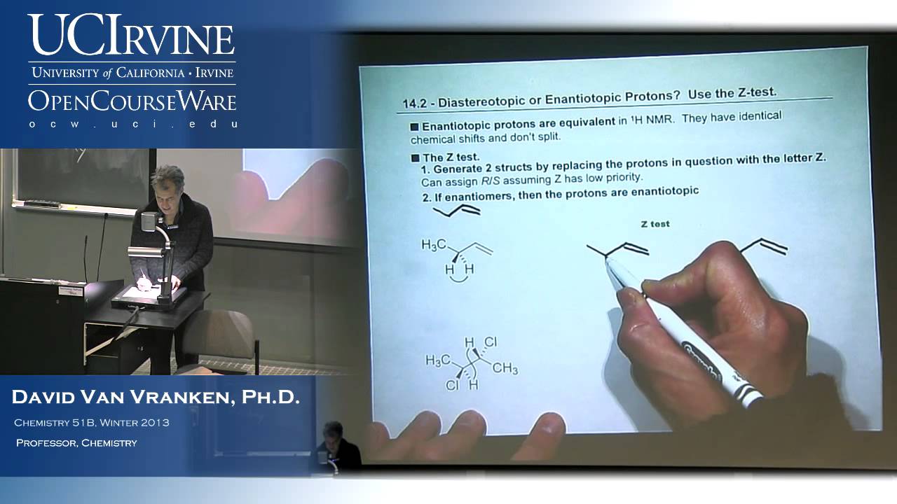 Organic Chemistry 51B. Lecture 18. NMR Spectroscopy, Part 2. free courses udemy
