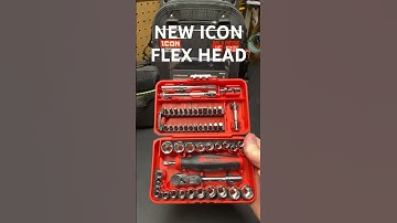 NIEUWE ICON Flex Head Ratelsleutelset & Bitset meme tool #onderhoud #gereedschap #harborfreight